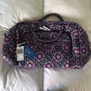 NWT Vera Bradley Iconic Weekender Travel Tote Bag